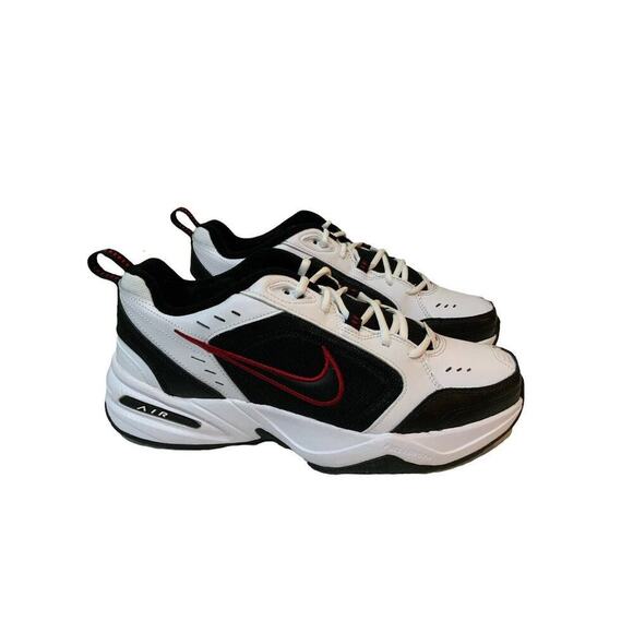 Nike Air Monarch IV Black Red Shoes Men's Size 10.5 Basketball Running Athletic - Picture 5 of 11